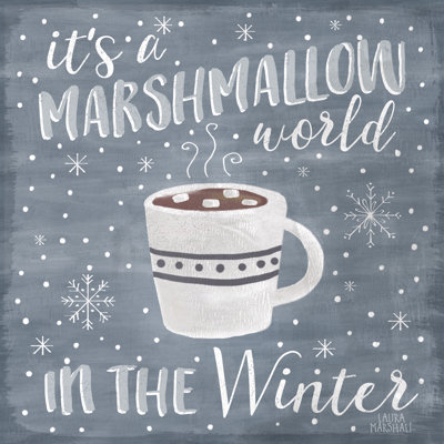 Cozy Winter VII by Laura Marshall - Wrapped Canvas Print