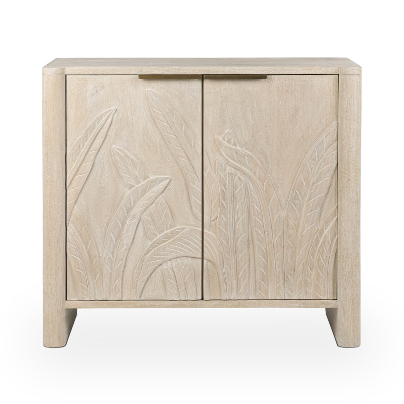 Armoire 2 portes Ledro, Crème
