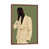Toile avec cadre en bois brun classique est en rupture de stock