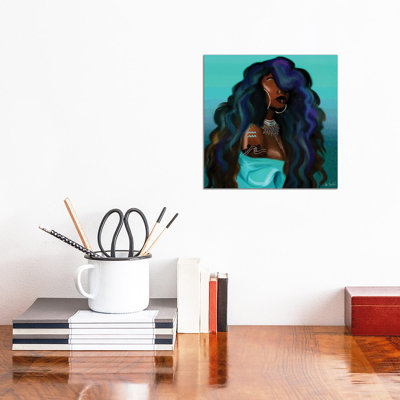 Aquarius 1 Piece Wrapped Canvas Painting