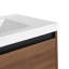 Ensemble de meuble-lavabo simple 29,53 po avec plateau en résine Adelgund