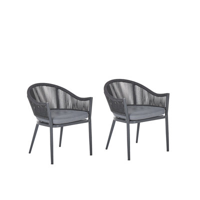 Hangah Patio Dining Armchair with Cushion