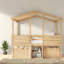 Lits pour enfants peu encombrants avec rangement, chambre d'enfant simple en bois aggloméré en bois aggloméré