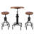 Rollison 2 - Person Pine Solid Wood Top Pedestal Dining Set