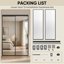 48"X80" Mirrored Sliding Closet Doors, Full Length Black Steel Frame Sliding Mirror Door And Hardware Kit-129106790