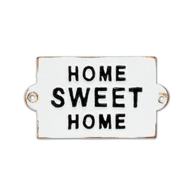 Ewert Iron Text & Numbers Wall Decor