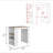 Portree Kitchen Island with 3-Side Shelves-743083650-743083652