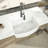 30‘’ L x 19" W Farmhouse Kitchen Sink White Ceramic Kitchen Sink Apron Front Single Bowl Sink