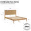 Base de lit en bois massif Besan-121839101-121839104