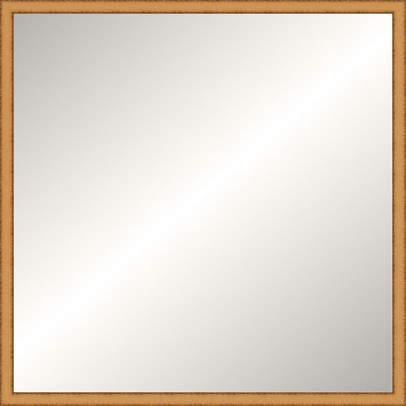 Distressed Gold Legacy Mirror, Small Square