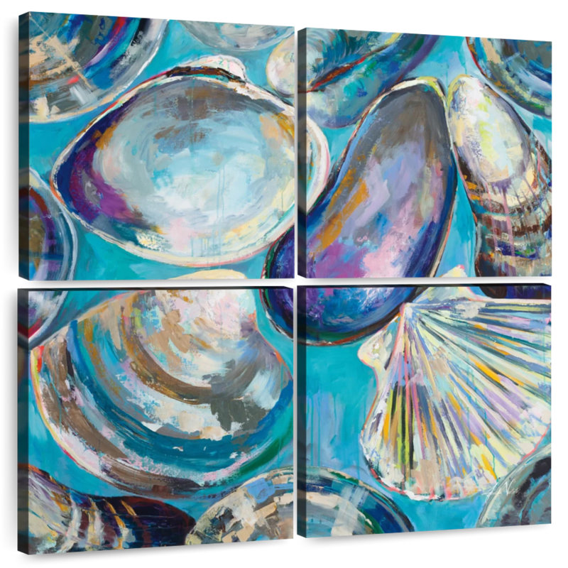 Aletra Salt Water Finds, 74" H x 74" W