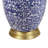 Blue Ceramic Ginger Jar Table Lamp