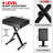 5 Core Keyboard Bench 3" Padded Cushioned Piano Stool Height Adjustable Guitar Seat Folding Portable