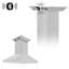 36" 400 CFM Ducted Island Range Hood in Steel-1742005483