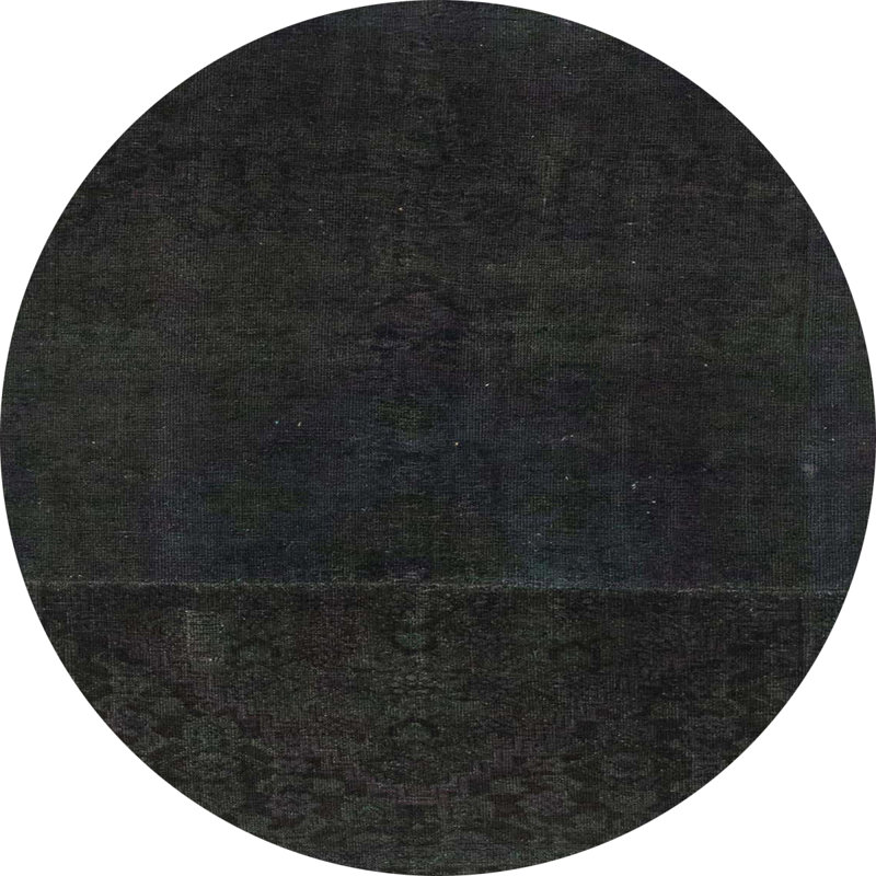 Abstract Indoor Rug, Round 4'