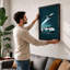 Speed and Ascent Modern - Framed Print-2002096064-2002096066