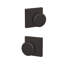 Bowery Double Dummy Knob with Collins Trim-29831413
