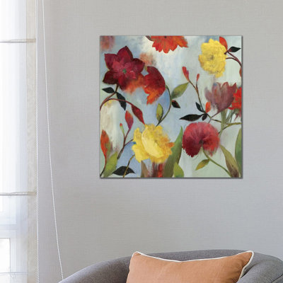 Wildflowers II by Asia Jensen - Wrapped Canvas Painting