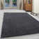 Baer Solid Colour Shag Area Rug