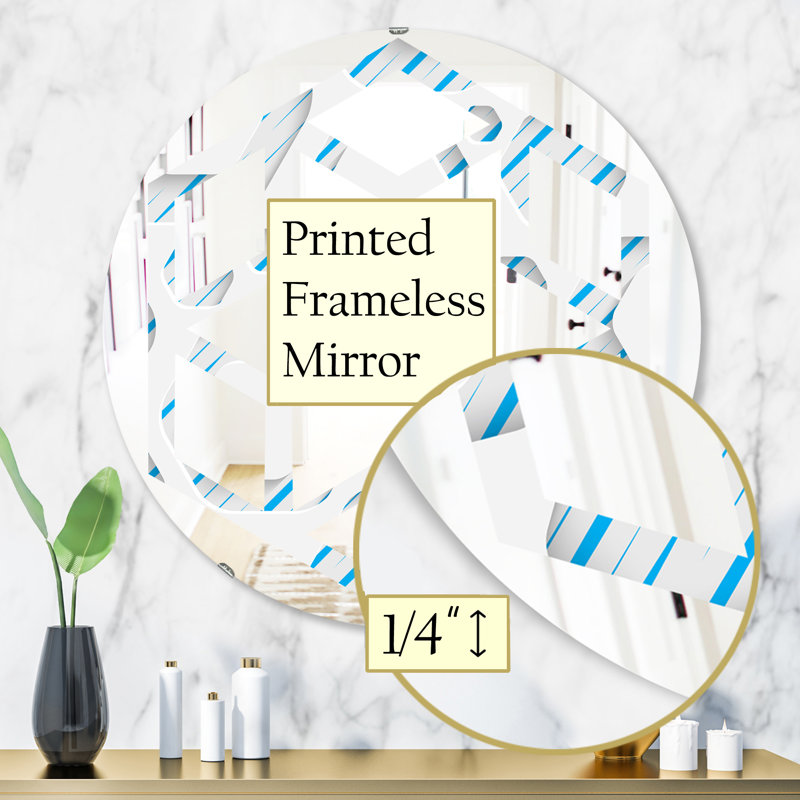 Miroir d'appoint Hexagon Star, 31,5 po x 31,5 po