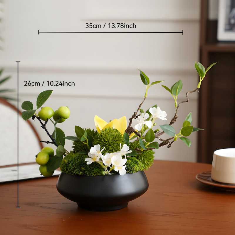 Ornements de fleurs simulées
