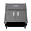 31,5 po H 31,5 po Armoires de rangement en forme de losange de garage verrouillable, petite armoire de rangement en métal avec tablette réglable et tiroir à pleine extension, armoire de garage à roulettes robuste, gris anthracite-1859723317