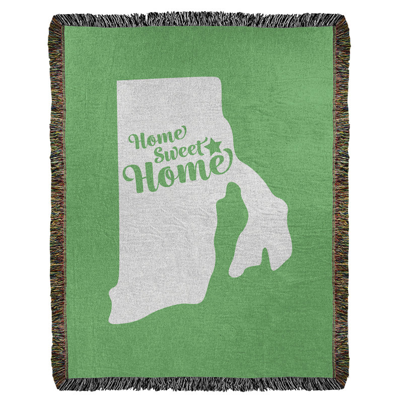 Jeté en coton tissé providence doux, l 37 po x L 52 po, Vert