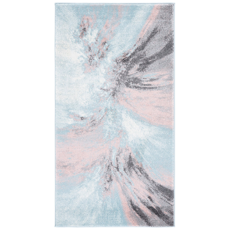 Donnovan Performance Abstract Rug, Rectangle 2'7" x 5'