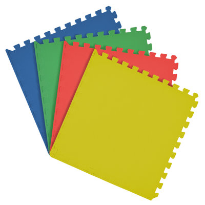 24'' L x 24" W x 0.39" Foam Tile