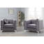 Chaise en velours de suède Tetouan-1036913363-1036913361