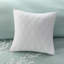 Literie 100% coton très grand / très grand - avec broderie corail et édredon à bordure