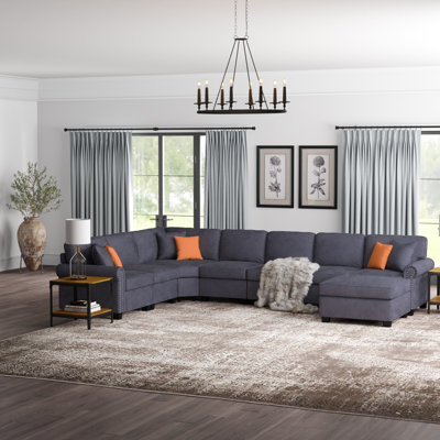 Mcclaine Upholstered L-Shaped Sectional Reversible