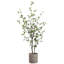 60'' Faux Ficus Tree in Cement Pot