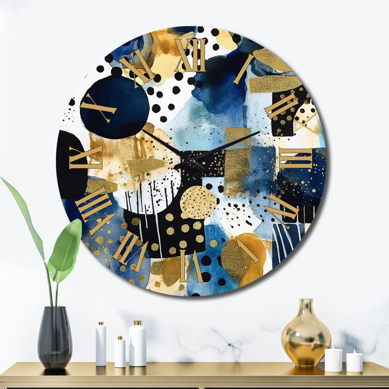 Metal Wall Clock, Extra Large