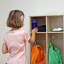 Birch 2-Section Locker with Upper Cubbies