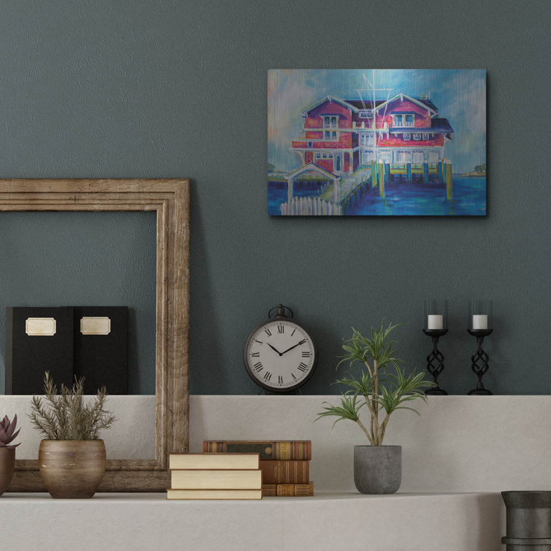 «Watch Hill Yacht Club» par Jeanette Vertentes, H 12 po x l 16 po