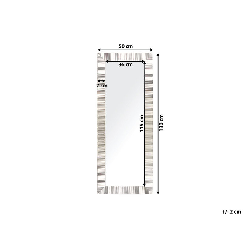 Ledyard Flat Wall Mirror, Gold