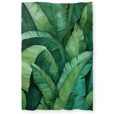 Dense Leaves Duvet Cover | Illustrative Home Decor Design