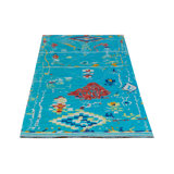 Tapis rectangulaire intérieur / extérieur en laine 9 pi x 12 pi Rectangle