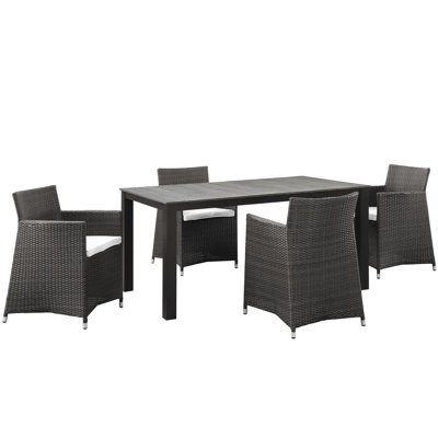 Modway Junction 7-Piece Outdoor Patio Dining Set with Cushion by Modway