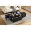 Table basse extensible de 47,2 po à 72,7 po, table basse multifonctionnelle avec finition ultrabrillante, table basse avec 2 espaces de rangement cachés et 2 tiroirs pour le salon-754324834