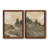 " Hillside Walking Path I " 2 Piece Art Color Photography Painting-83870641-83870644
