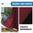 100% Blackout Curtains for Bedroom Thermal Insulated Full Blackout Curtains for Living Room Energy Efficiency Window Draperies with Black Liners 1 Panel-1468929987-1468929988