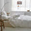 Ensemble de housse de couette en lin à volants-812165167-808424117