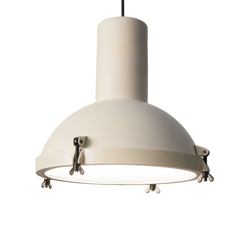 Luminaire suspendu dôme 1 lumières Charterhouse, Blanc