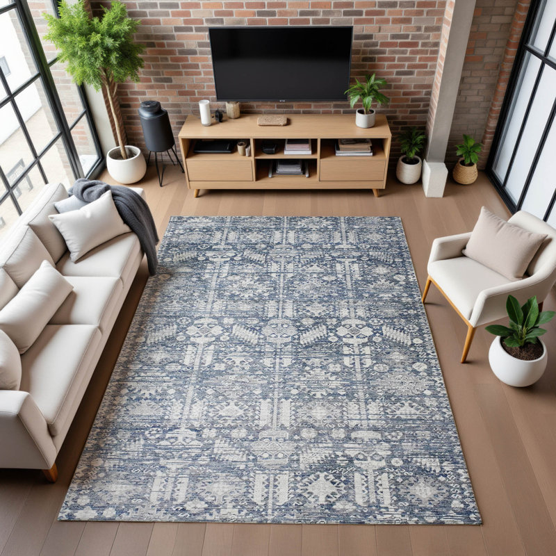Tapis de qualité supérieure Verlin AMF1771 Global, Rectangle 2 pi 6 po x 3 pi 10 po