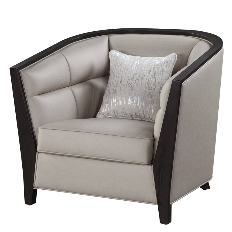 Fauteuil demi-tonneau de 37 po de largeur
