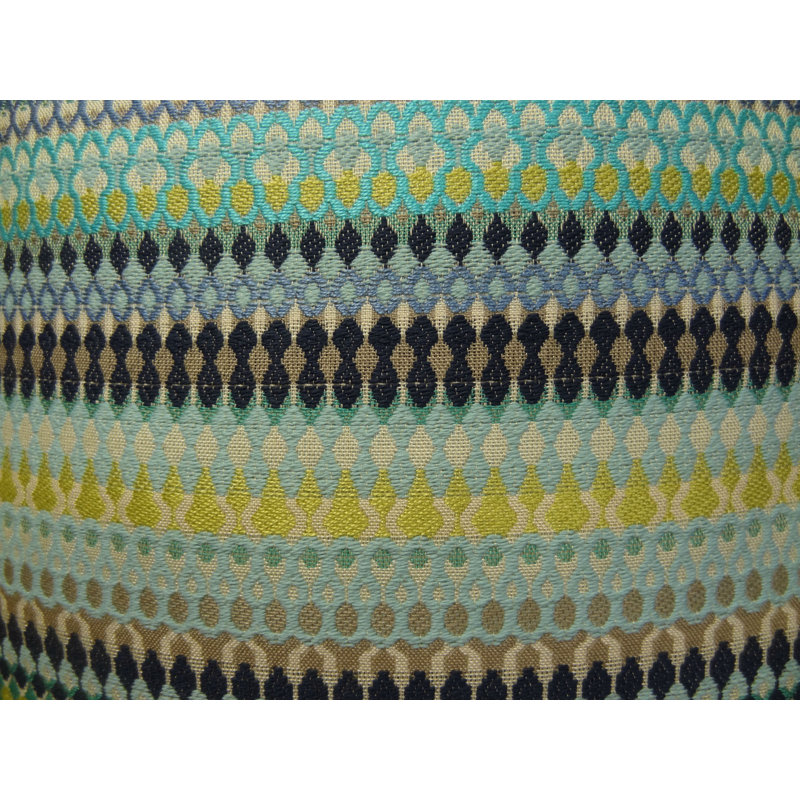 Alpenglow Geometric Reversible Throw Pillow, 16" H x 16" W, Square