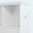 4-in-1 Farmhouse Hall Tree with Storage Bench, Adjustable Shelves & Golden Hooks, White-364311874
