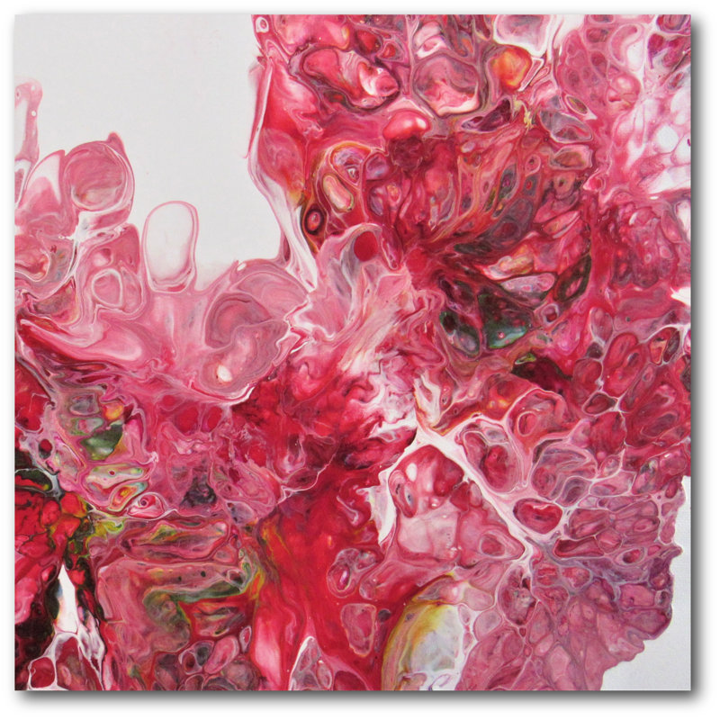 «Pretty in Pink», impression sur toile tendue, H 16 po x l 16 po x P 1,5 po